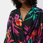 Joseph Ribkoff - Floral V-neck Wrap Pullover Top