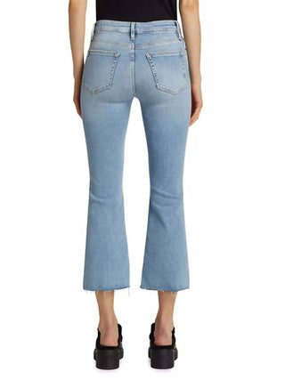 Frame - Le Crop Mini Boot Step Fray Jeans
