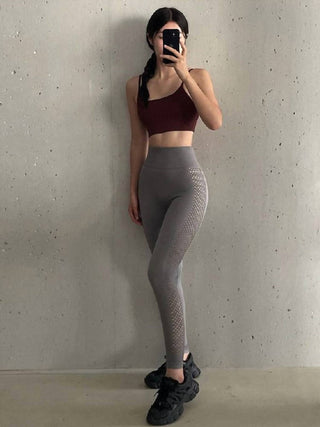 Rockstar Peach - Fishnet Leggings