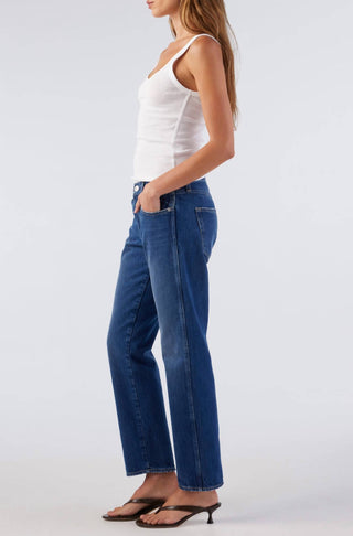 Amo - Libby Mid Rise Tapered Leg Jean