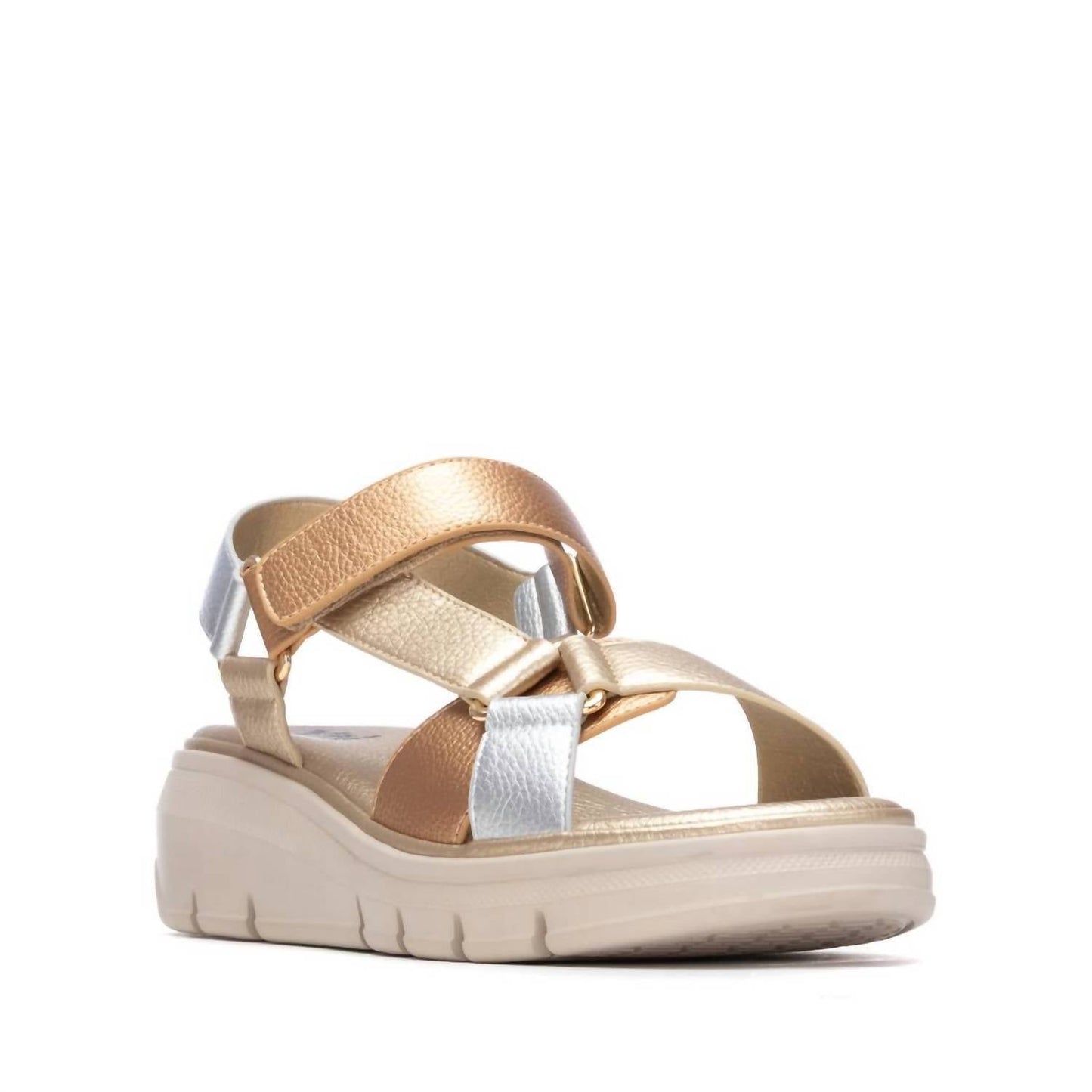 Xti - Women's Faux Leather Open Toe Sandals