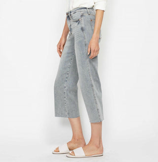 Judy Blue - Tummy Control Crop Wide Leg Jeans