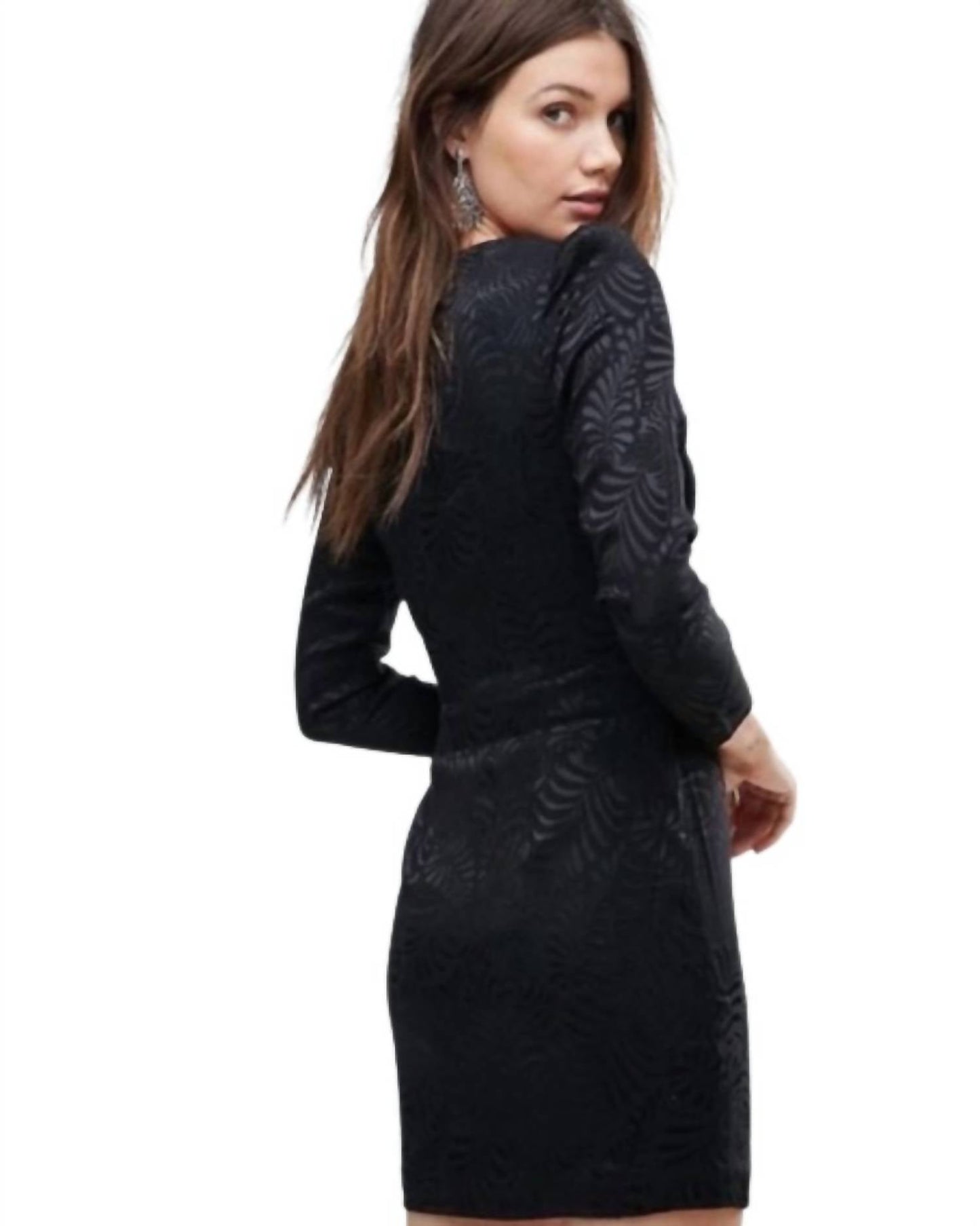 Free People - Naomi Padded Shoulder Velvet Mini