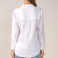Elan - St. Barths Breezy Long Sleeve Button Down Top
