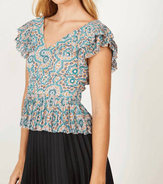 Caballero - Katy Deep V-neck Top
