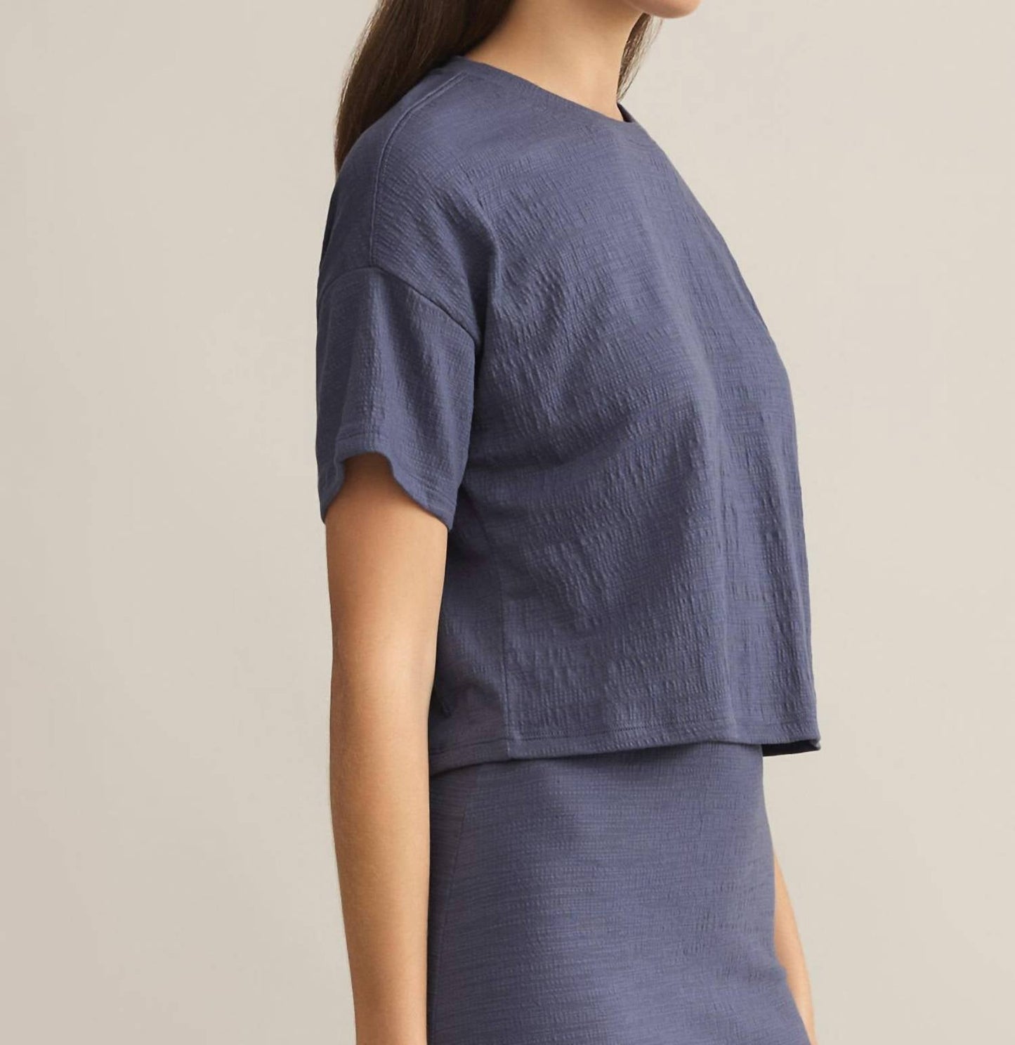 Z Supply - Briggs Cropped Textured Tee