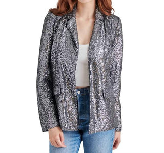 Steve Madden - Payton Sequined Boyfriend Blazer