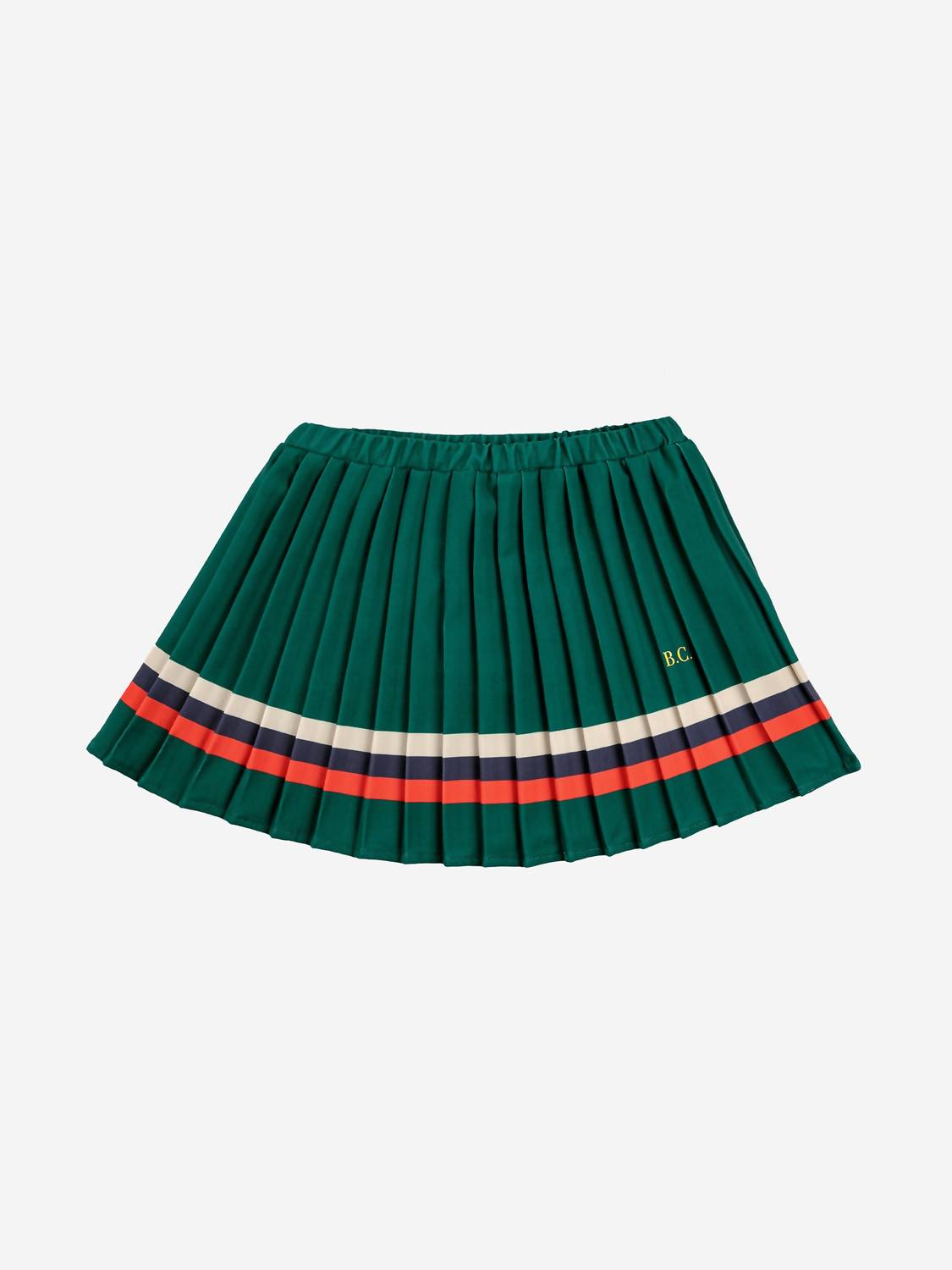 Bobo Choses - Stripes Pleated Woven Skirt