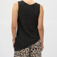 Joseph Ribkoff - Animal Print Reversible Chiffon Tunic Top