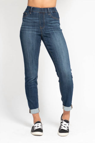 Judy Blue - Cuffed Slim Fit Jeans
