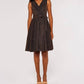 Apricot - Women's Lurex Fit & Flare Dress