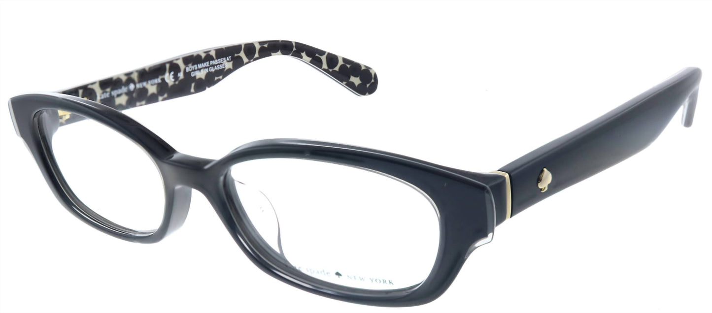 Kate Spade - Low Bridge Fit Amedia/F Square Plastic Eyeglasses