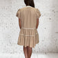 Entro - Women's Pintuck Bubble Dress