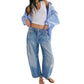 Free People - Good Luck Mid Rise Barrel Jeans