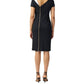 Joseph Ribkoff - Two-tone Asymmetrical Dress