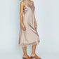 Brazeau Tricot - Women's Silk Charmeuse Racer Back Midi Dress