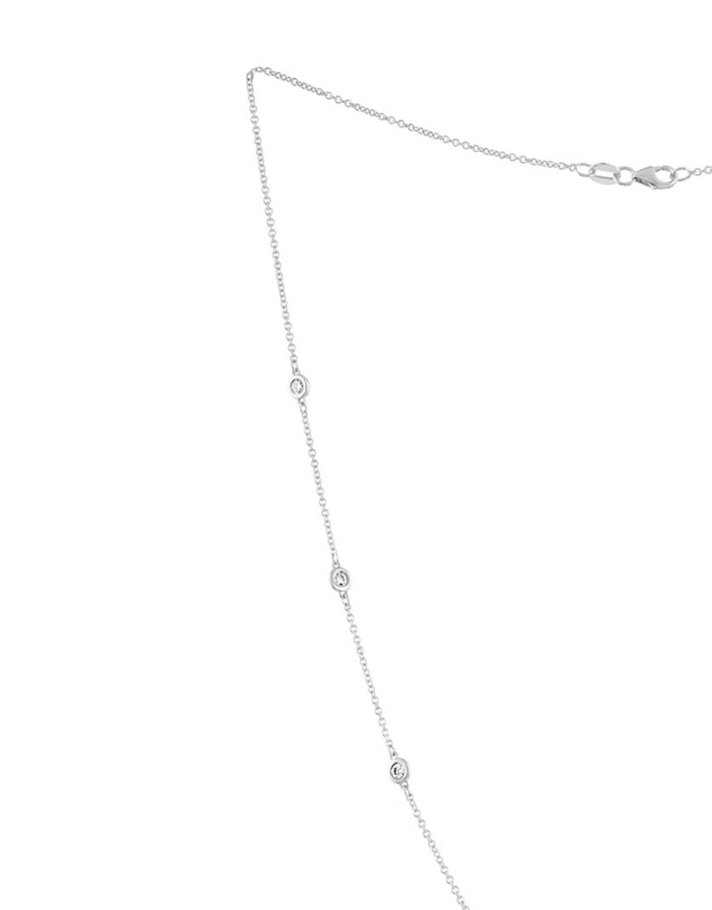 Diana M Jewels - 1.00 Cts Diamonds-by-the-yard Necklace