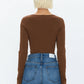 Pistola - Jenny Long Sleeve Square Neck Thong Bodysuit