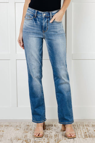 Judy Blue - Vintage Wash Thermal Straight Jean