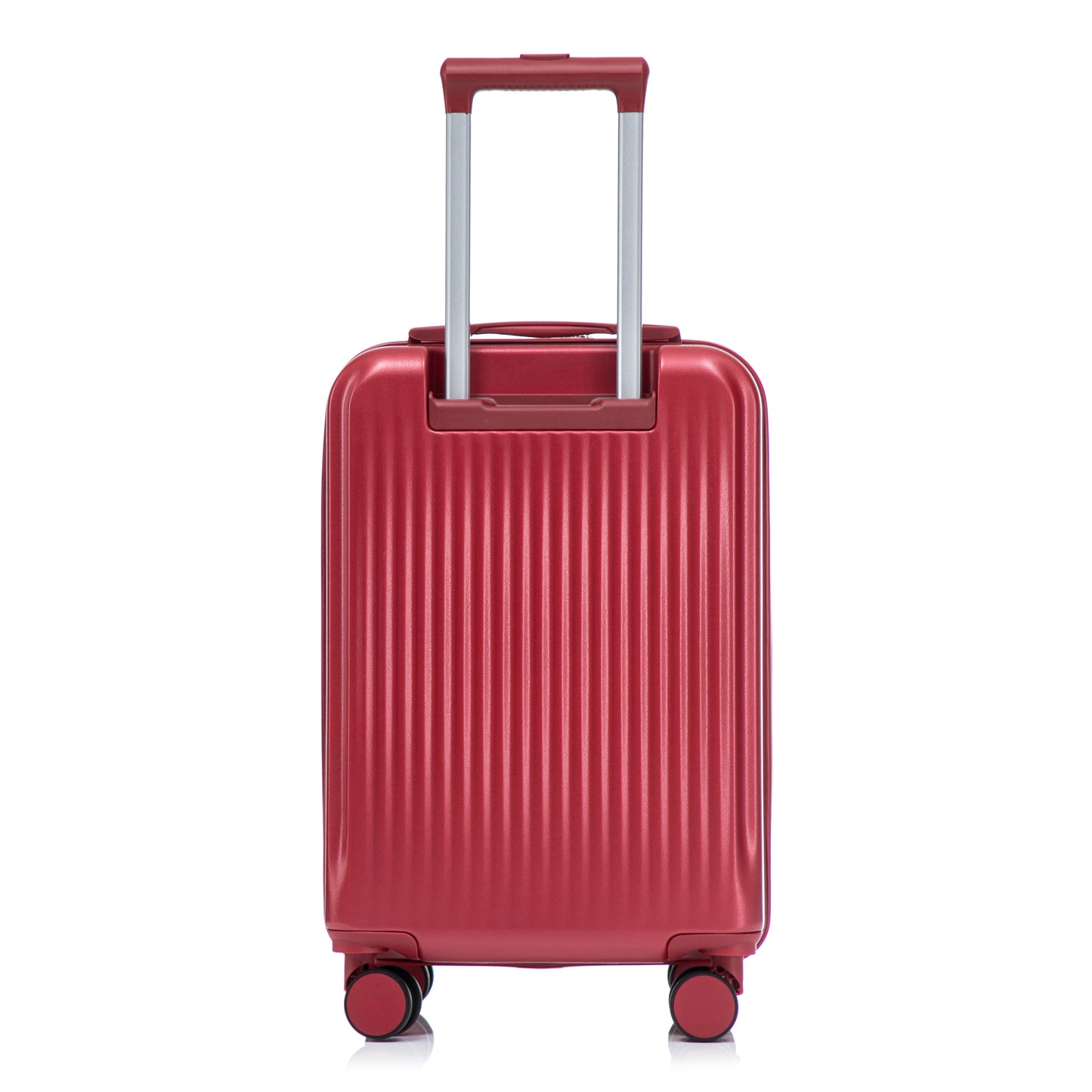 14'/20' 2 pcs ABS Spinner Wheel Luggage Set with Combination Lock and Front Opening Design