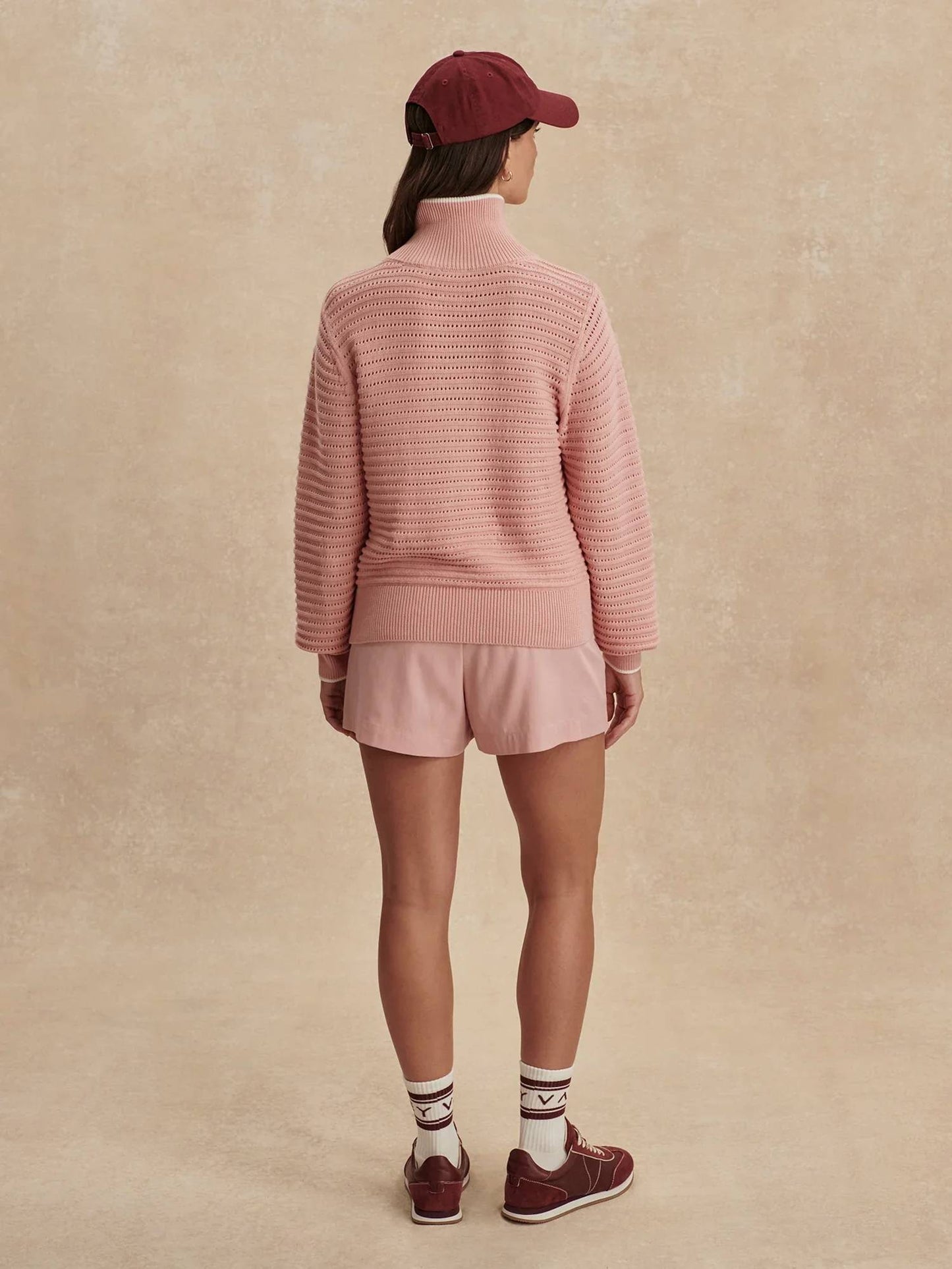 Varley - Morwenna Half-zip Knit Top