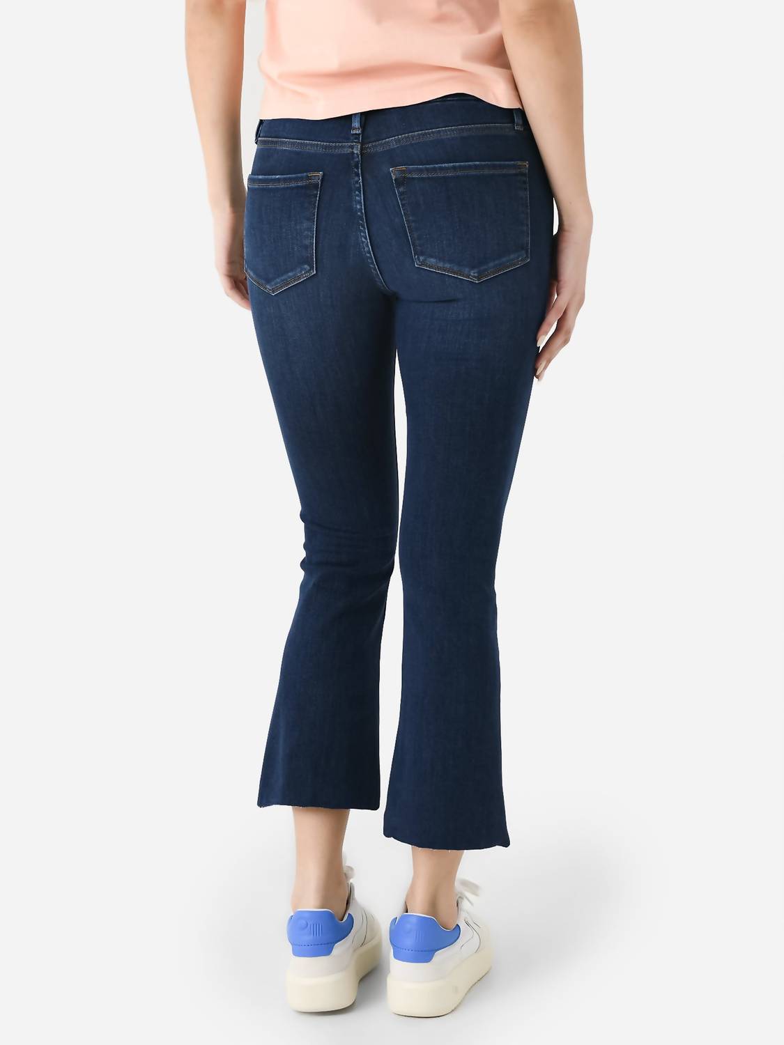 Frame - Le Crop Mini Boot Raw Stagger Jean