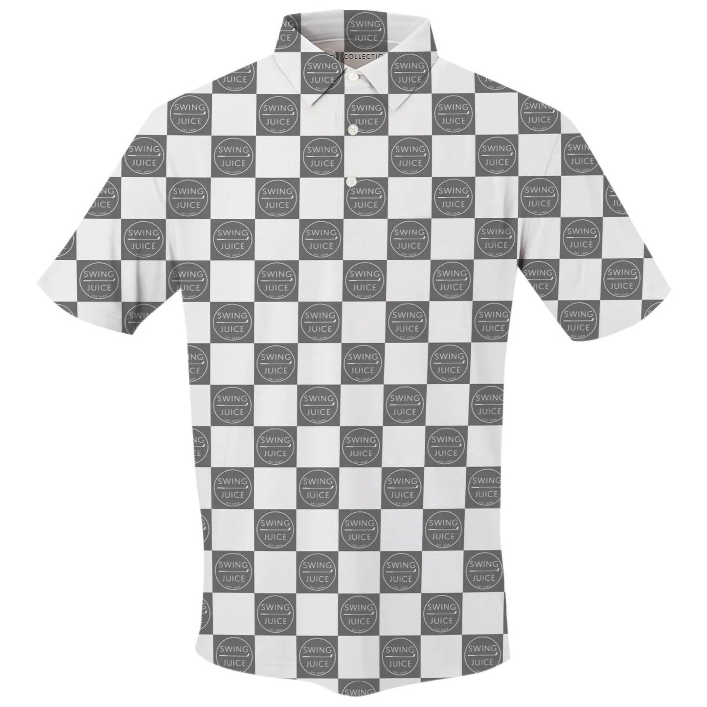 Swingjuice - Men's Golf Sj Checkerboard Polo Shirt