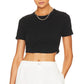 A.L.C. - Womens Wren Tee Cropped Top