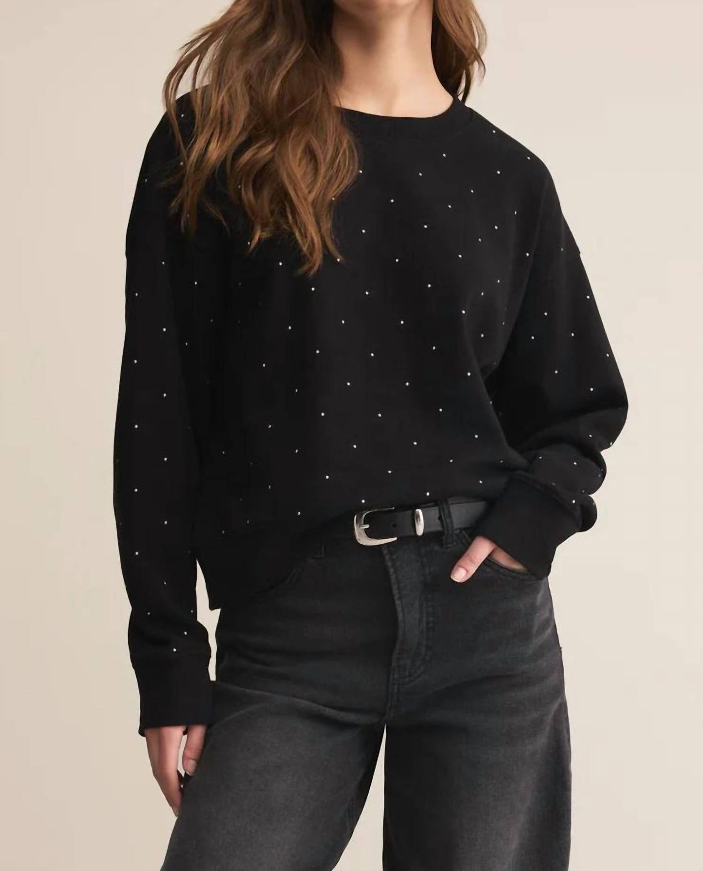 Z Supply - Estelle Sparkle Embellished Sweatshirt
