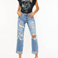 Kancan - Delta Mid Rise Boyfriend Jeans