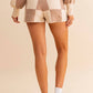 Le Lis - Checkered Sweater Shorts