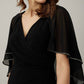Joseph Ribkoff - Chiffon Cape Dress