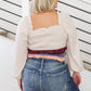 143 Story - Shirley Smocked Ruffle Blouse