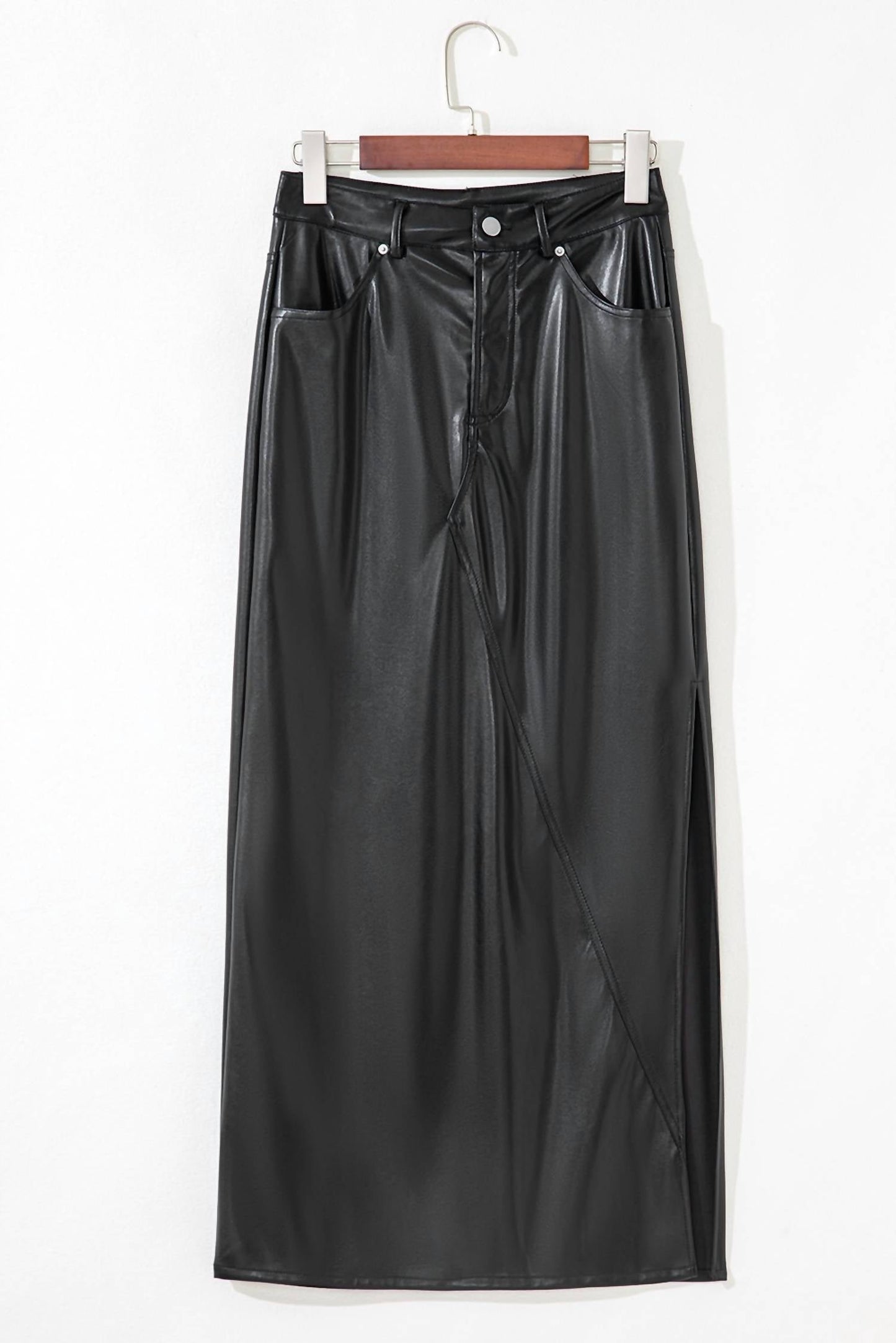 Dear Lover - Faux Leather Skirt