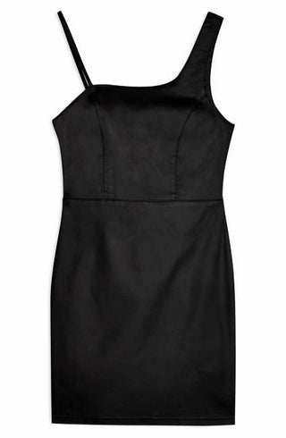 Topshop - Faux Leather Stretch Mini Dress