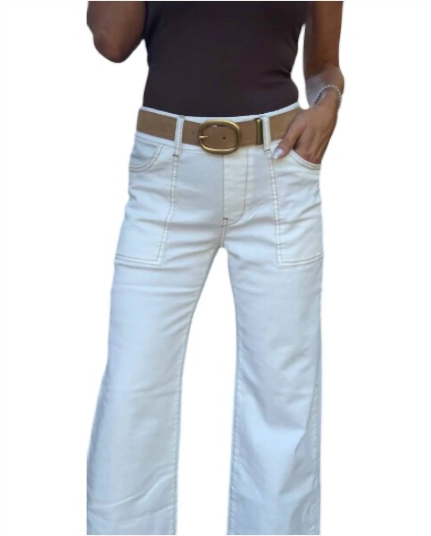 Bevy Flog - Christine Denim Flare Pants
