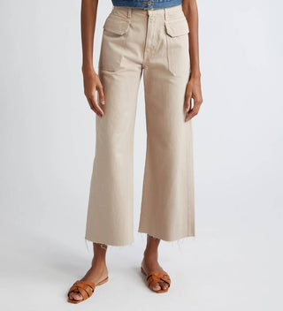 Veronica Beard - Taylor Crop Wide Leg Cargo Jeans