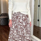 &Merci - SMOCKED WAIST FLORAL MAXI SKIRT