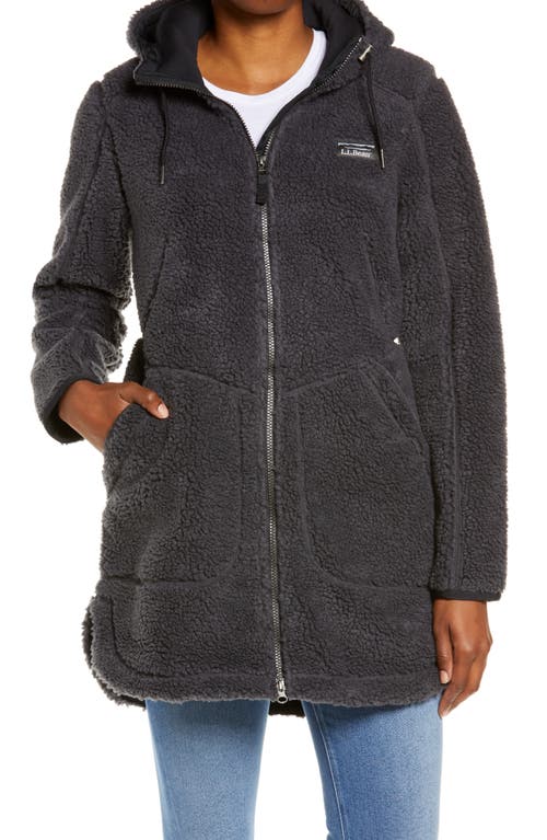 LLBean Mountain Windproof Fleece Coat - Alloy Gray