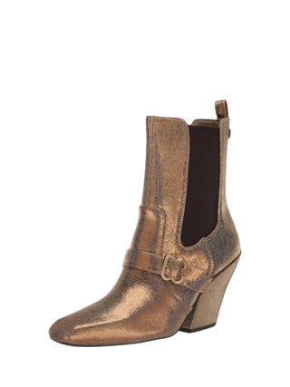Sam Edelman - Women's Suzette Buckle Western Ankle Bootie