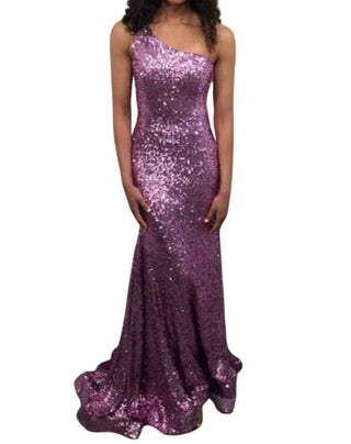 Jovani - Sequin One Shoulder