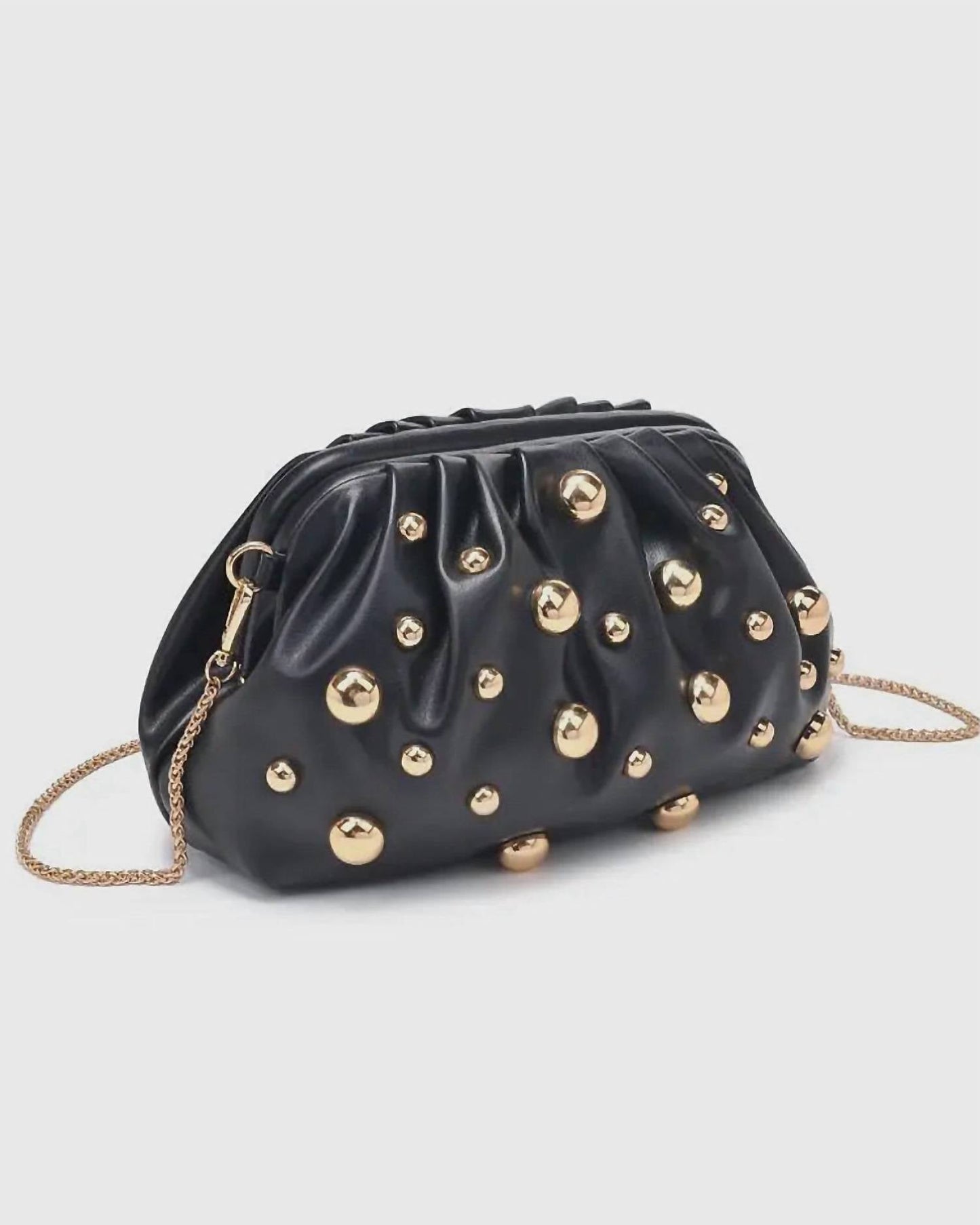 Urban Expressions - Women's Carey Studded Clutch Bag