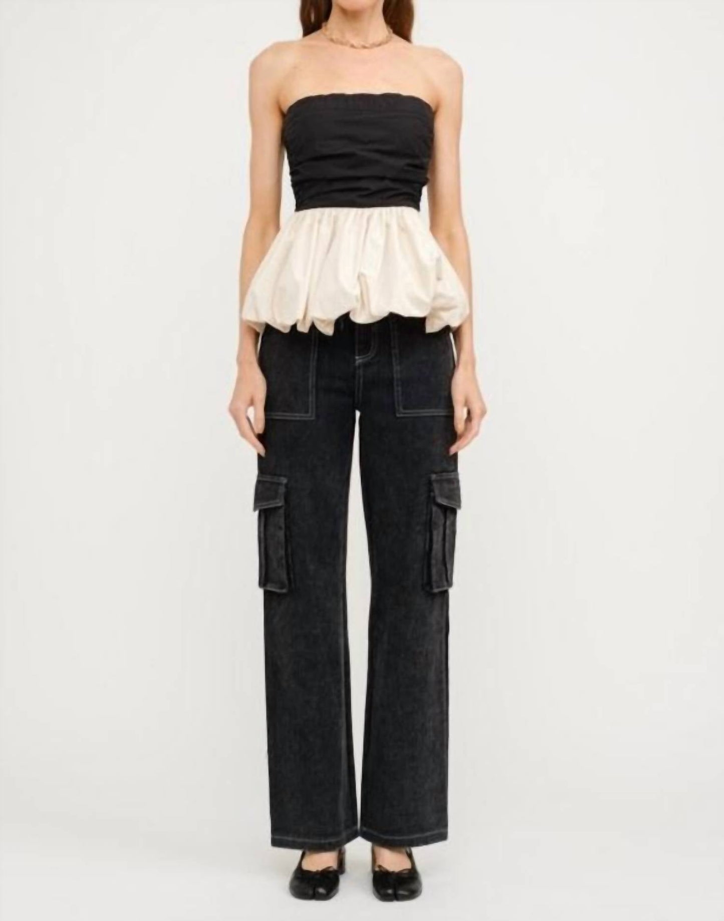 Sofie The Label - Paige Bubble Hem Top