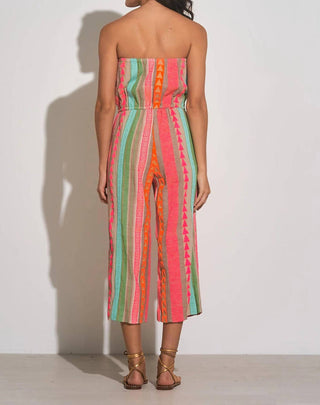 Elan - Neon Multi Strapless Jumper