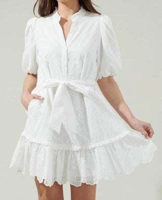 Sugarlips - Sasha Eyelet Mini Dress