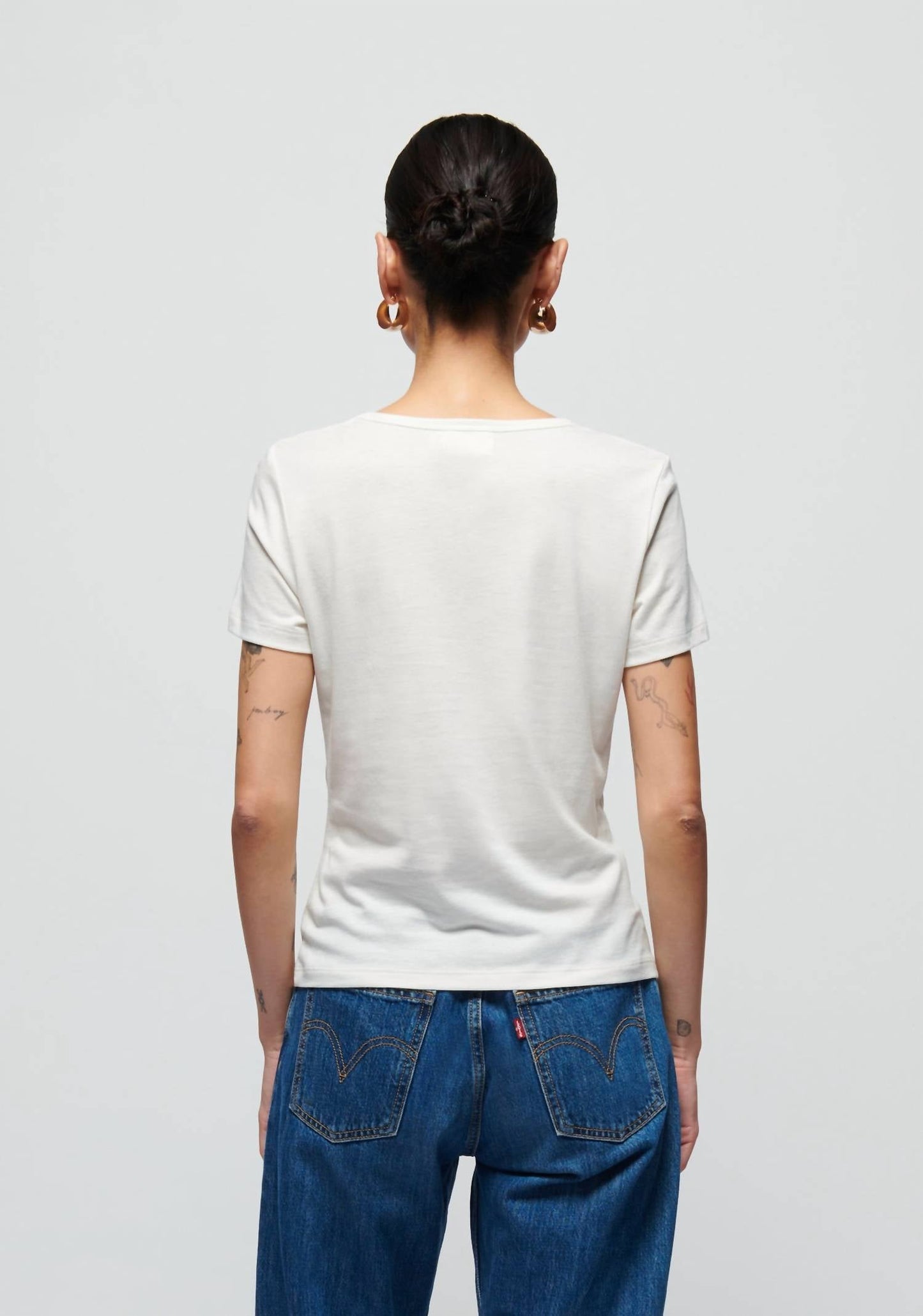 Nation Ltd - Alina Center Front Seamed Tee