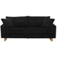 Modern Loveseat Sofa With 4 Pillows