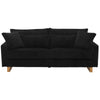 Modern Loveseat Sofa With 4 Pillows