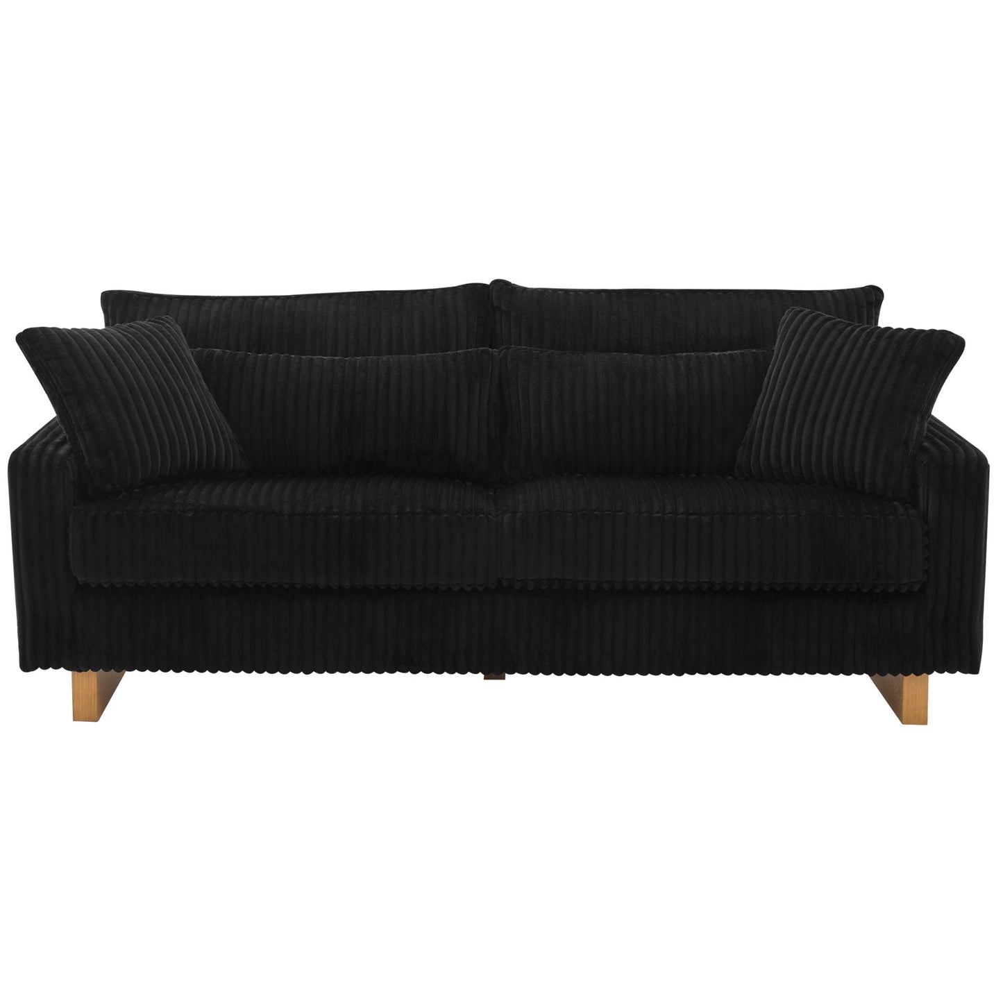 Modern Loveseat Sofa With 4 Pillows
