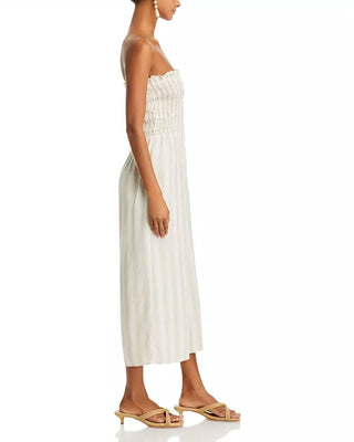 Bella Dahl - Smocked Strapless Jumpsuit